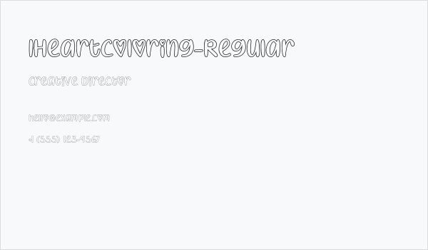 IHeartColoring-Regular Business Card