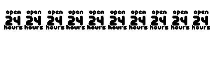 Ihop Font OTHER CHARS