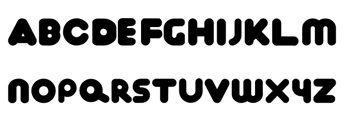 Ihop Font LOWERCASE