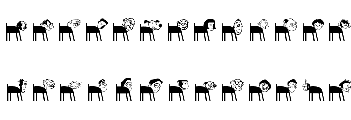 IhrHunde Font LOWERCASE