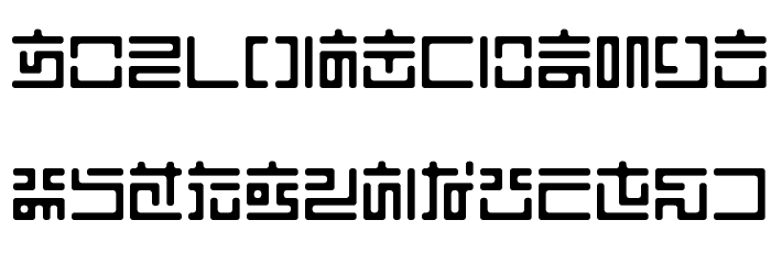 iiyodomu Font LOWERCASE
