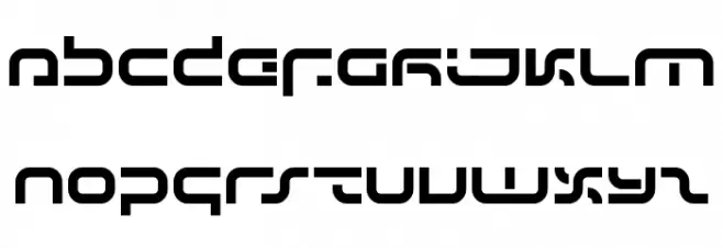 IJ19 フォント 大文字