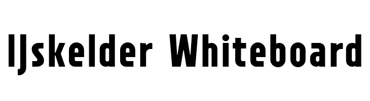IJskelder Whiteboard  フリーフォントのダウンロード