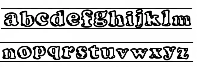 ijifufont Blade Font Litere mici