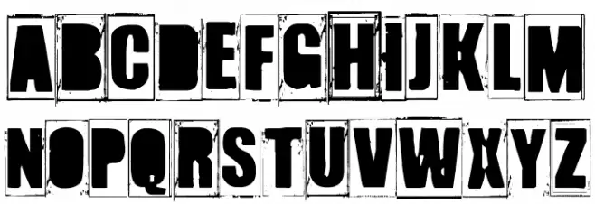 IKHIOOGLA2 Шрифта ВЕРХНИЙ