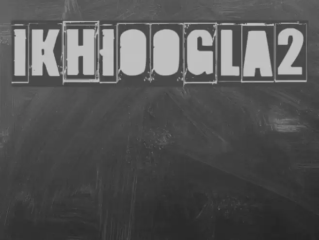 IKHIOOGLA2 Font examples