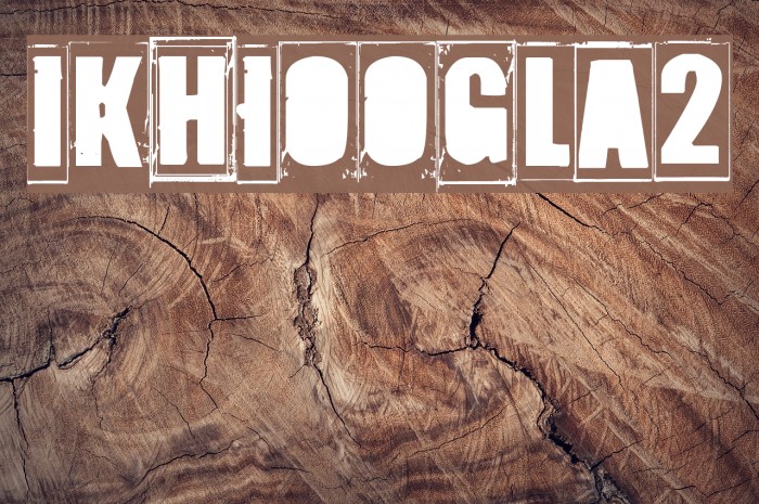 IKHIOOGLA2 Font examples