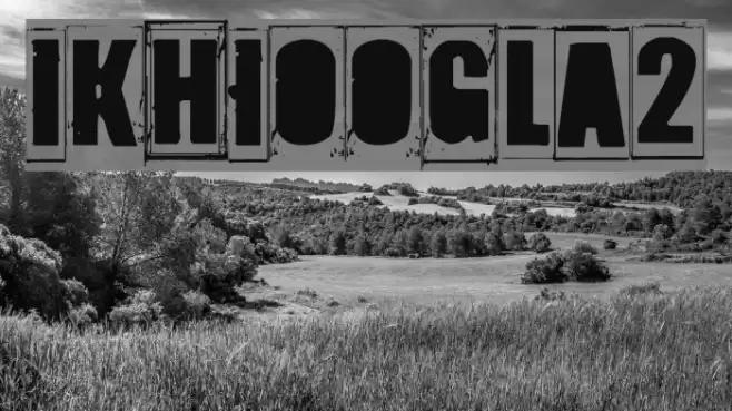 IKHIOOGLA2 Font examples