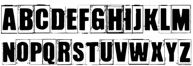 IKHIOOGLA3 Schriftart Groß
