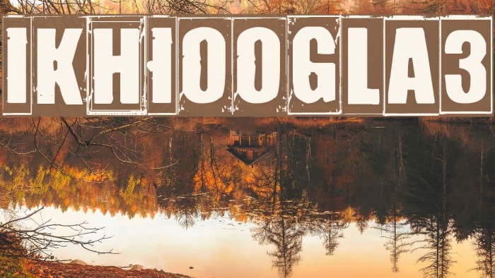IKHIOOGLA3 Font examples