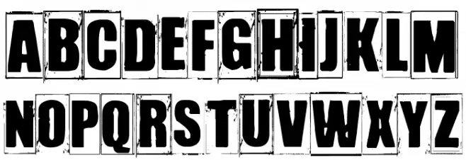 IKHIOOGLA Schriftart Groß