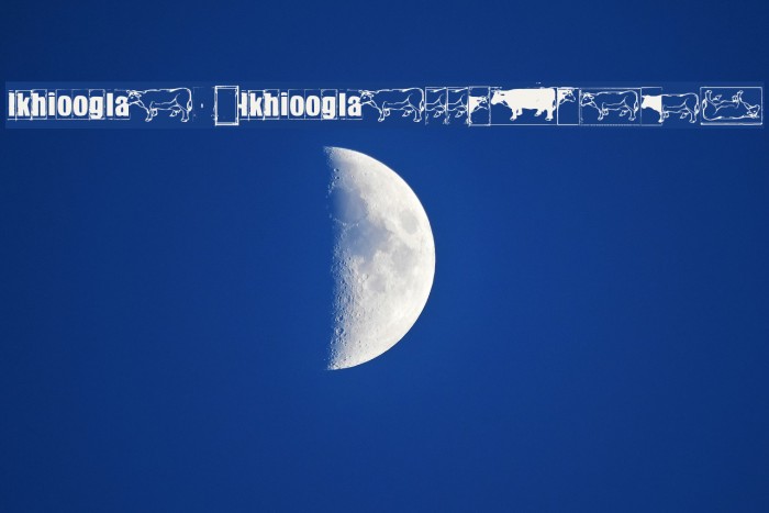 IKHIOOGLAcow Font examples