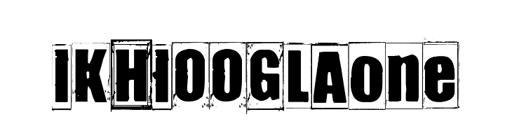 IKHIOOGLAone  Free Fonts Download