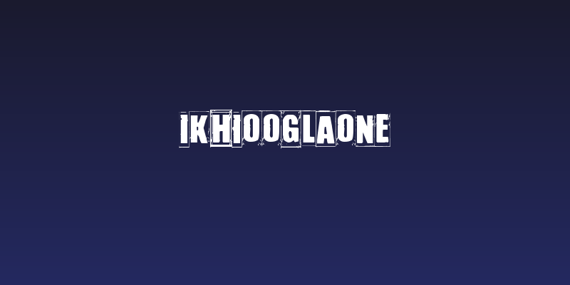 IKHIOOGLAone Social Header