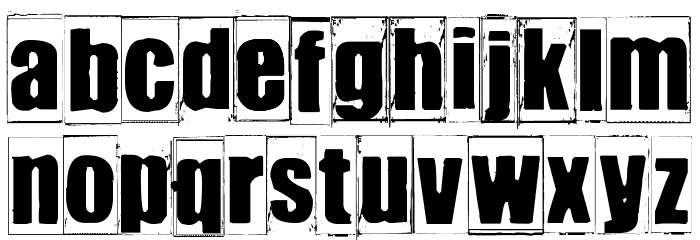 IKHIOOGLAonezero Font LOWERCASE