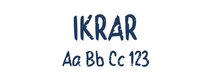 IKRAR Font Preview