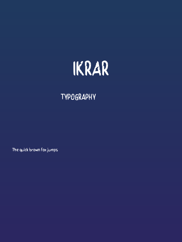 IKRAR Poster