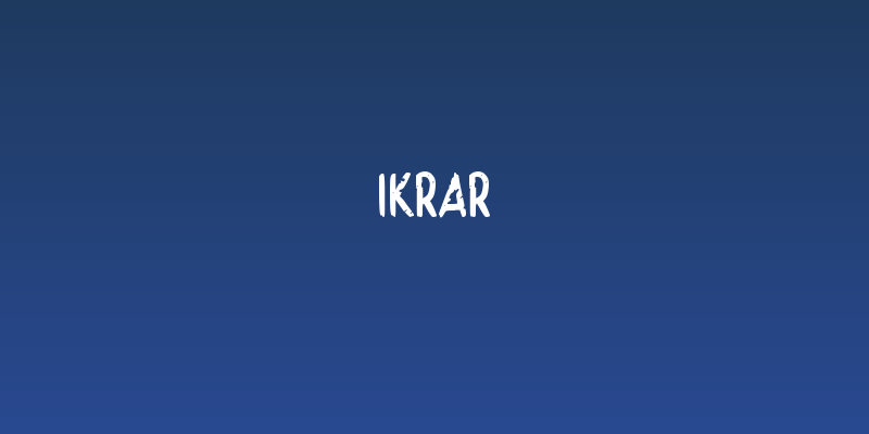 IKRAR Social Header