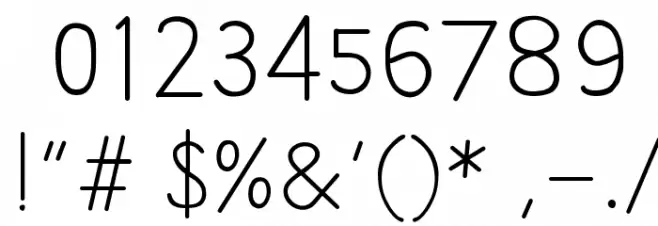 Ikan Besar Font OTHER CHARS