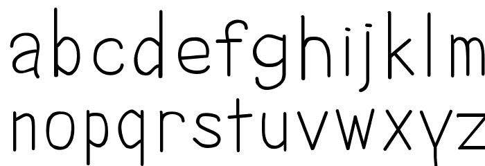 Ikan Besar Font LOWERCASE