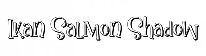 Ikan Salmon Shadow  baixar fontes gratis