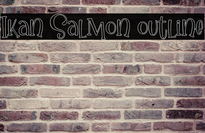 Ikan Salmon outline Example 1