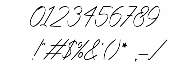 Ikan Tongkol Font OTHER CHARS