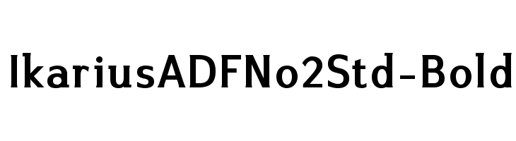 IkariusADFNo2Std-Bold Font