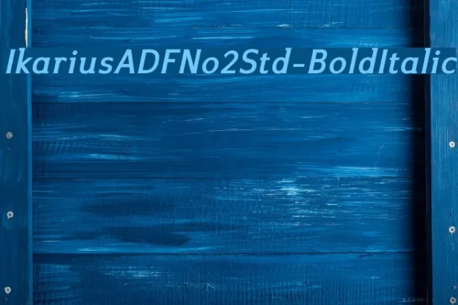 IkariusADFNo2Std-BoldItalic Example 2
