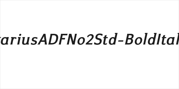 IkariusADFNo2Std-BoldItalic Logo