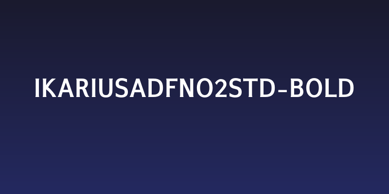 IkariusADFNo2Std-Bold Social Header