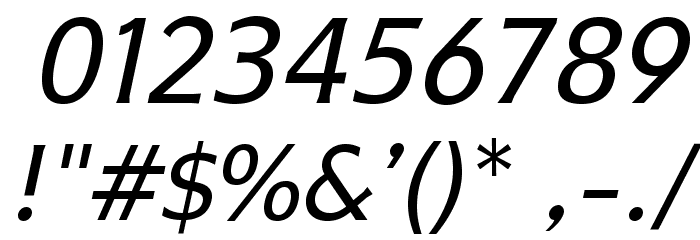 IkariusADFNo2Std-Italic Font OTHER CHARS