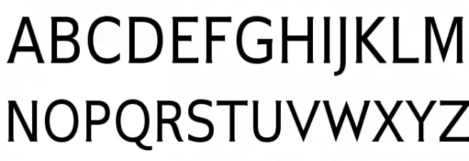 IkariusADFNo2Std-Regular Caratteri MAIUSCOLE