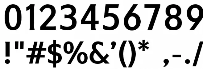 IkariusADFStd-Bold Font OTHER CHARS