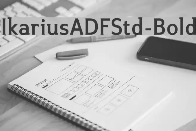 IkariusADFStd-Bold Font examples