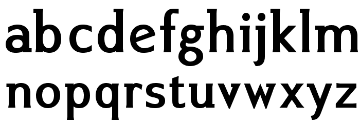 IkariusADFStd-Bold Font LOWERCASE