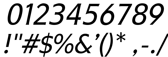 IkariusADFStd-Italic Font OTHER CHARS