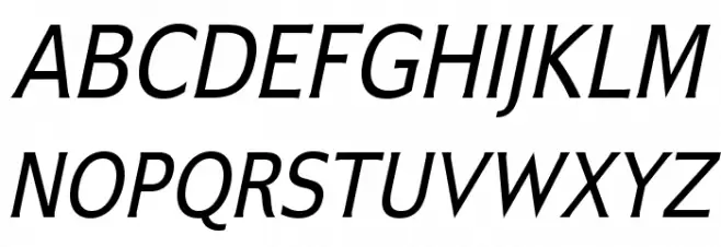IkariusADFStd-Italic Schriftart Groß