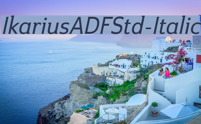 IkariusADFStd-Italic Font examples