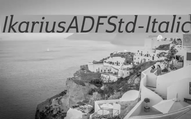 IkariusADFStd-Italic フォント examples