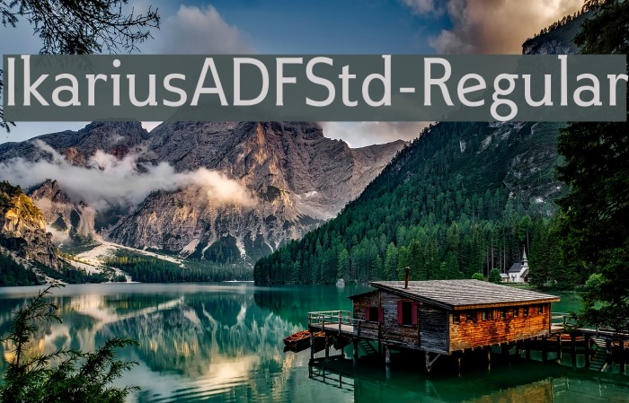 IkariusADFStd-Regular Font examples