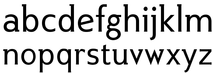 IkariusADFStd-Regular Font LOWERCASE