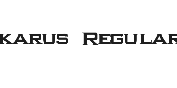Ikarus  Regular Logo