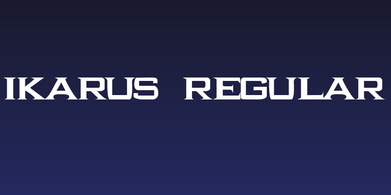 Ikarus  Regular Social Header