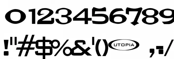 Ikarus Vulture Font OTHER CHARS