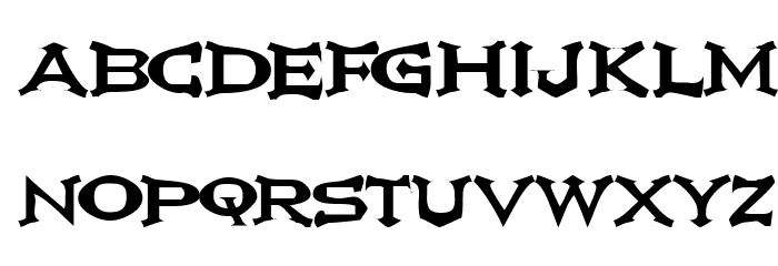 Ikarus Vulture Font LOWERCASE