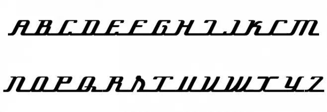 Ikarus demo BUS Schriftart Groß
