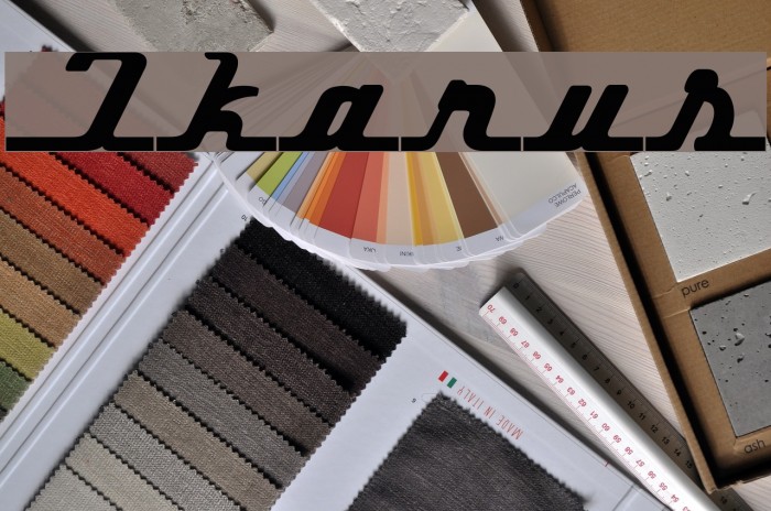 Ikarus Font examples