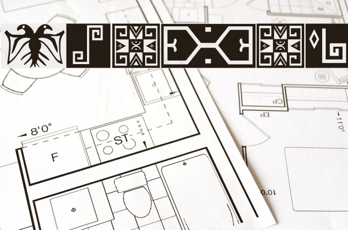 Ikatan Font examples