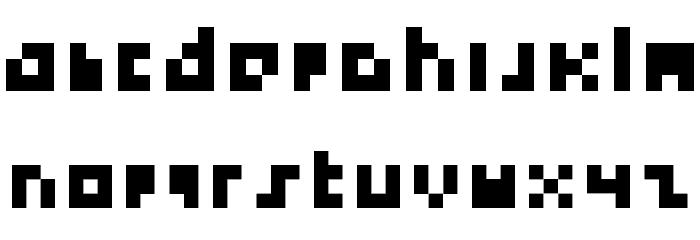 Ikkle 4 Regular Font LOWERCASE